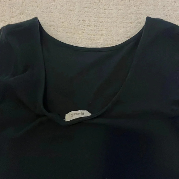 Madewell Black U Back Top - Picture 3 of 4